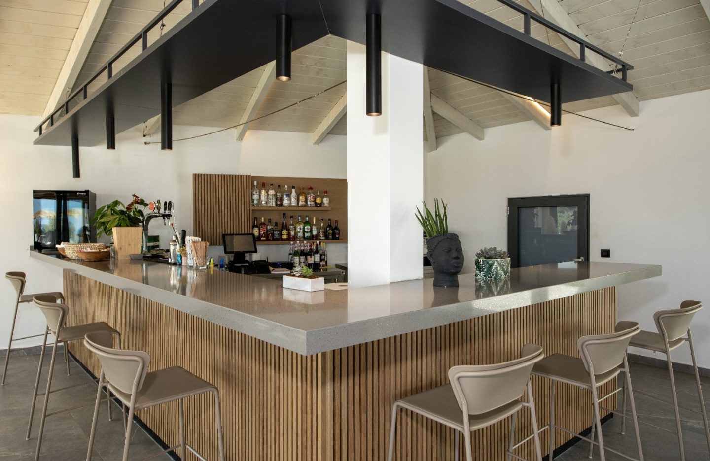 Illustration of Luxury In Suite Bars With Premium Beer Selection